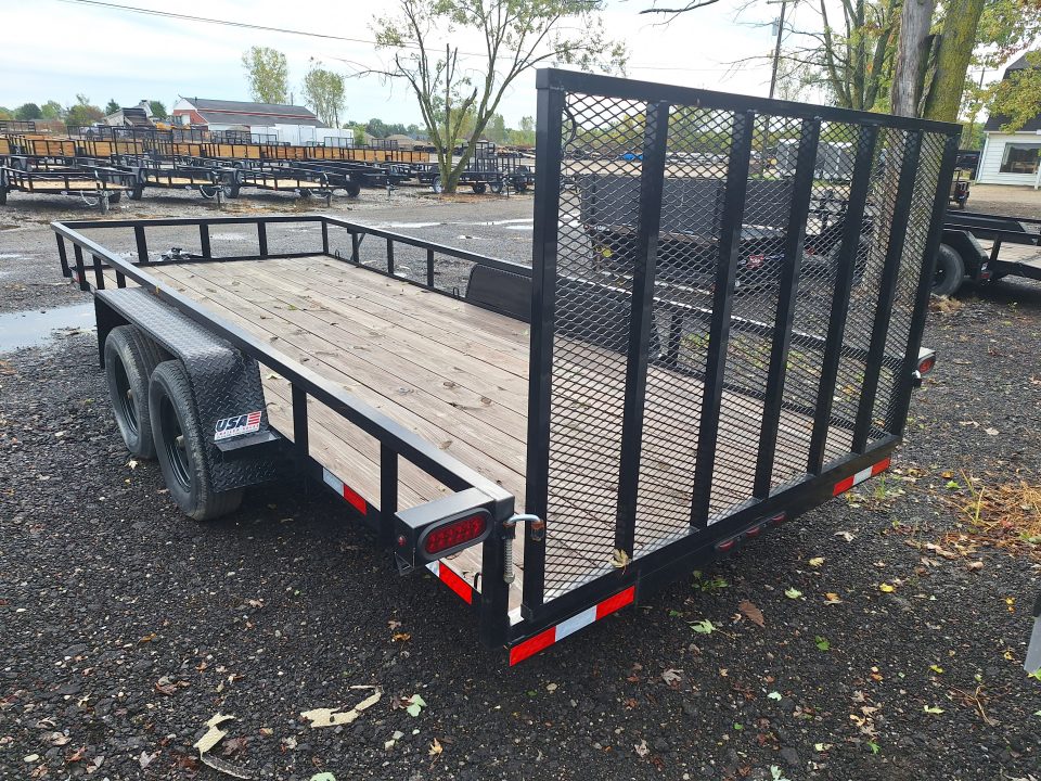 New 2025 Down 2 Earth Trailers 82x18 Tandem Axle Landscape Trailer