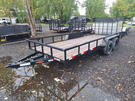 New 2025 Down 2 Earth Trailers 82x18 Tandem Axle Landscape Trailer