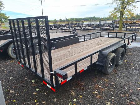 New 2025 Down 2 Earth Trailers 82x18 Tandem Axle Landscape Trailer
