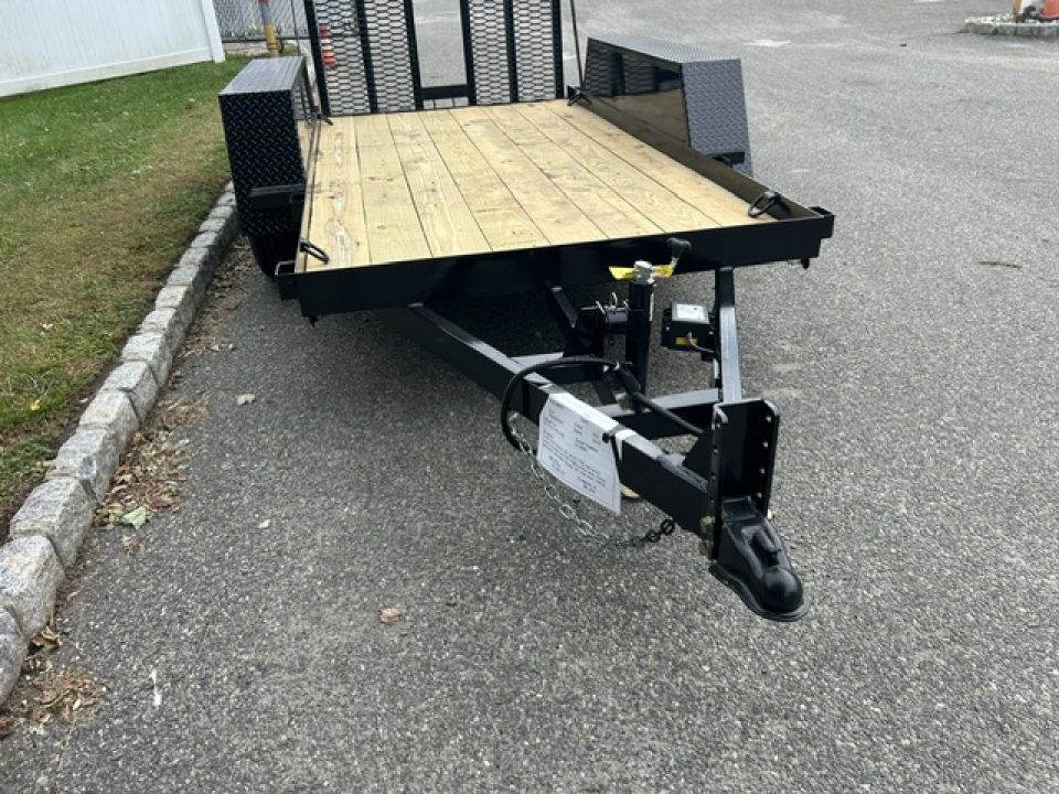 New 2027 Premier Trailers Inc. SCISSOR LIFT, or Forklft Trailer with special loading ramp. Equipment Trailer