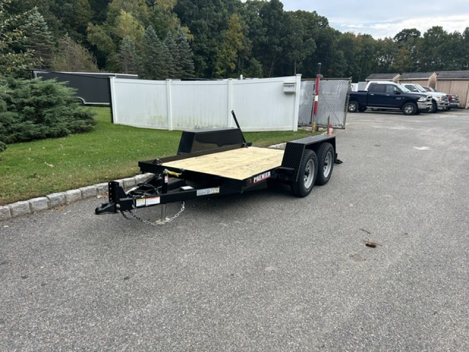 New 2027 Premier Trailers Inc. SCISSOR LIFT, or Forklft Trailer with special loading ramp. Equipment Trailer