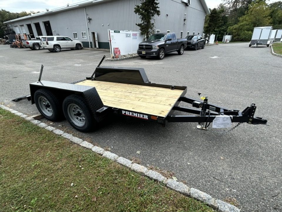 New 2027 Premier Trailers Inc. SCISSOR LIFT, or Forklft Trailer with special loading ramp. Equipment Trailer