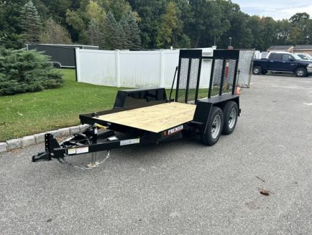 New 2027 Premier Trailers Inc. SCISSOR LIFT, or Forklft Trailer with special loading ramp. Equipment Trailer