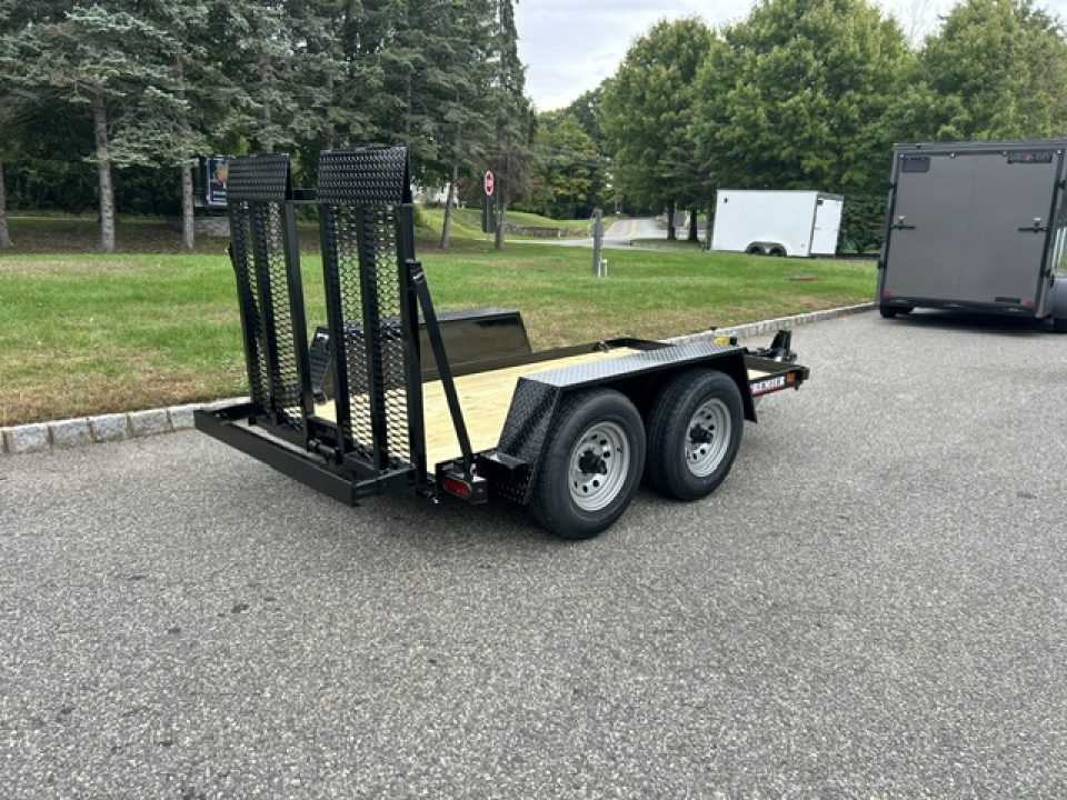 New 2027 Premier Trailers Inc. SCISSOR LIFT, or Forklft Trailer with special loading ramp. 10K GVWR Equipment Trailer