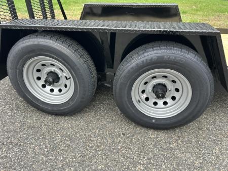 New 2027 Premier Trailers Inc. SCISSOR LIFT, or Forklft Trailer with special loading ramp. 10K GVWR Equipment Trailer
