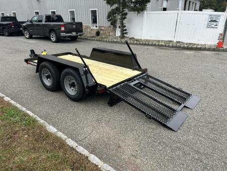 New 2027 Premier Trailers Inc. SCISSOR LIFT, or Forklft Trailer with special loading ramp. 10K GVWR Equipment Trailer