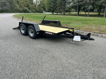 New 2027 Premier Trailers Inc. SCISSOR LIFT, or Forklft Trailer with special loading ramp. 10K GVWR Equipment Trailer