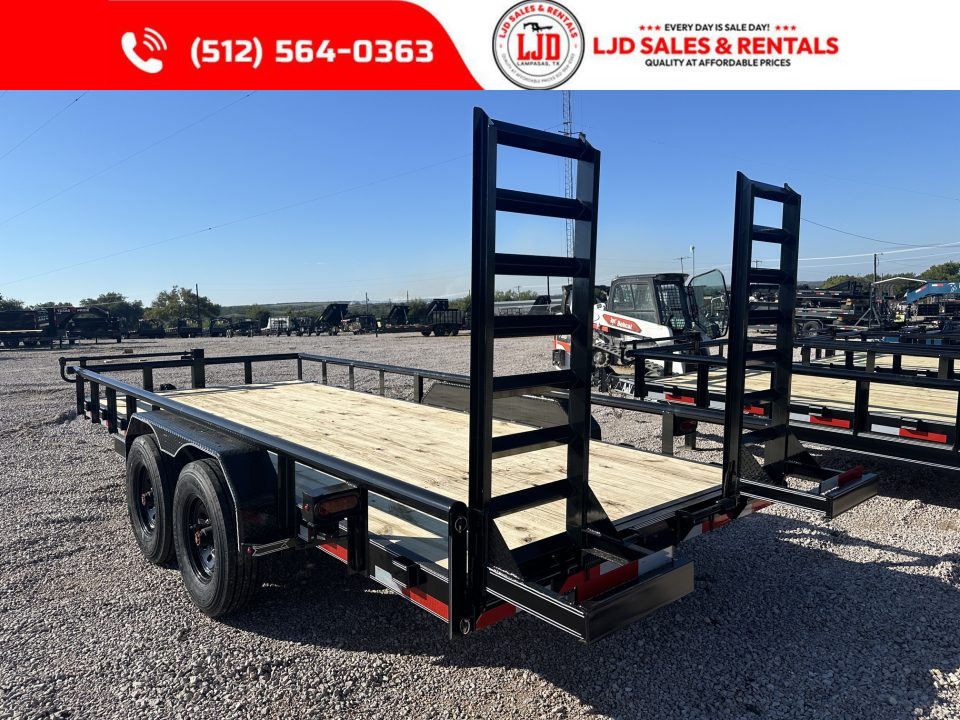 New 2027 A & V - 83" X 18' - HD Pipetop - 16K Equipment Trailer
