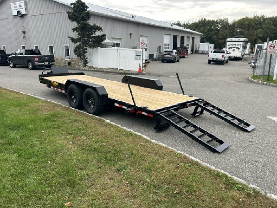 New 2027 Cam Superline 82" wide by 20 ft. long deck, 15,400 lb. GVWR Equipment Trailer