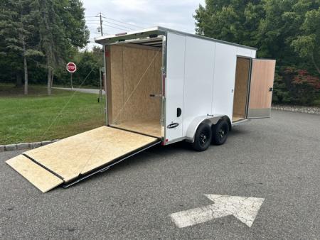 New 2027 Look Trailers 7X14 with Ramp and Side Door 7,000 lb. GVWR , Cargo / Enclosed Trailer