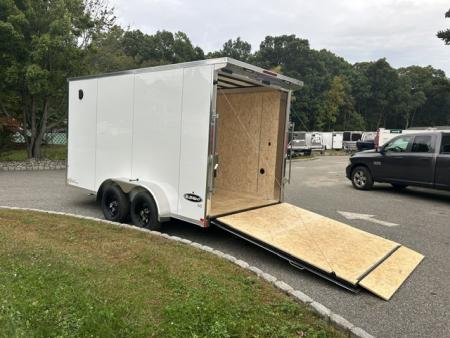 New 2027 Look Trailers 7X14 with Ramp and Side Door 7,000 lb. GVWR , Cargo / Enclosed Trailer
