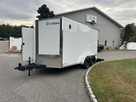 New 2027 Look Trailers 7X14 with Ramp and Side Door 7,000 lb. GVWR , Cargo / Enclosed Trailer
