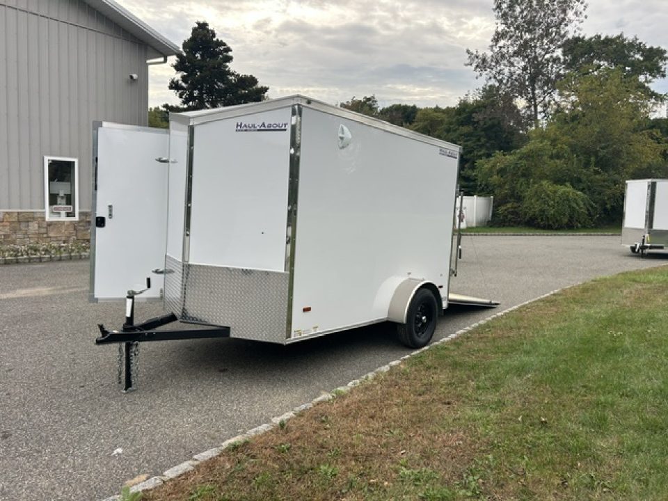 New 2027 Haul About Trailers 6X10 with Ramp and Side Door, 2,990 GVWR Cargo / Enclosed Trailer
