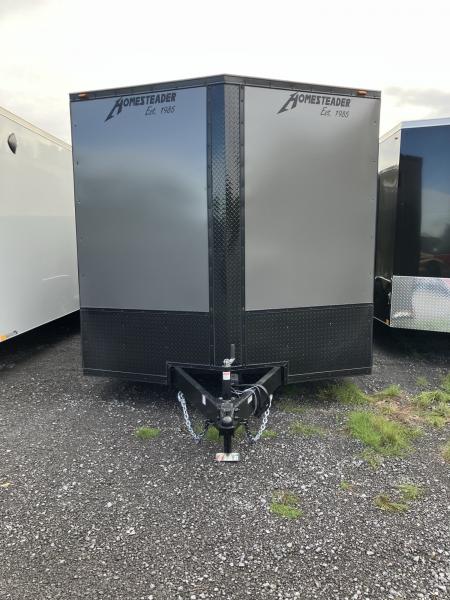 New 2027 Homesteader Trailer 8x24 9950 GVWR 84  Interior Height W/Blacked Out Exterior Cargo / Enclosed Trailer