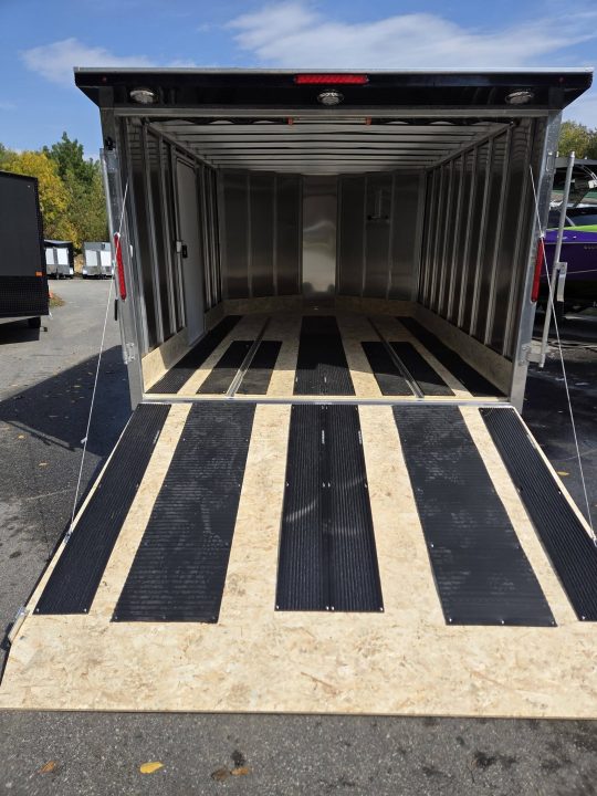 New 2026 Nitro 101x12 snowmobile trailer hybrid v nose bag with spoiler Snowmobile Trailer