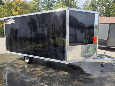 New 2026 Nitro 101x12 snowmobile trailer hybrid v nose bag with spoiler Snowmobile Trailer