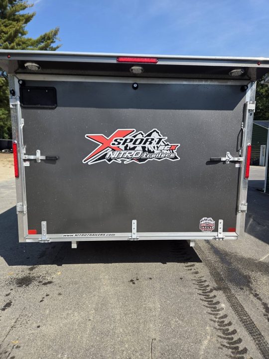 New 2026 Nitro 101x12 hybrid snowmobile trailer with mats & guides & spoiler bcx series Snowmobile Trailer