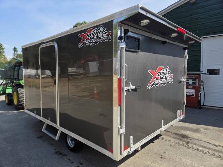 New 2026 Nitro 101x12 hybrid snowmobile trailer with mats & guides & spoiler bcx series Snowmobile Trailer
