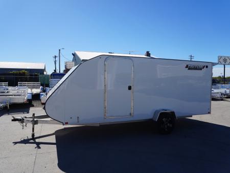 Used 2025 Triton Trailers TC167 7x16ft Snowmobile Trailer