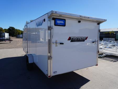 Used 2025 Triton Trailers TC167 7x16ft Snowmobile Trailer