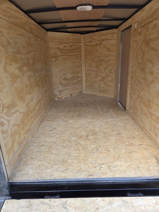 New 2027 One Stop 5x8 enclosed cargo trailer rear ramp and side door Cargo / Enclosed Trailer