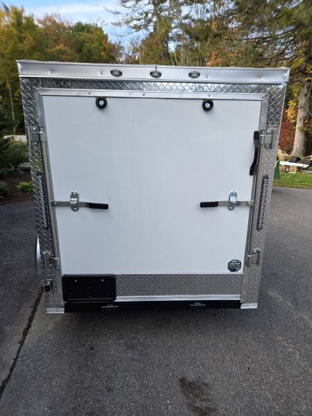 New 2027 One Stop 5x8 enclosed cargo trailer rear ramp and side door Cargo / Enclosed Trailer
