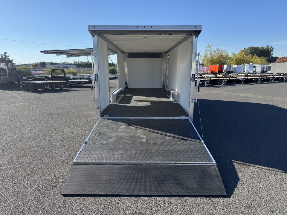 New 2027 ALCOM XPRESS 8.5X24 Car Hauler w/ Side Escape Door 10K GVWR