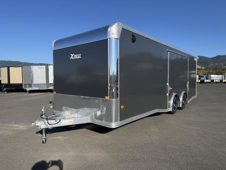 New 2027 ALCOM XPRESS 8.5X24 Car Hauler w/ Side Escape Door 10K GVWR