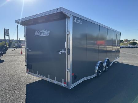 New 2027 ALCOM XPRESS 8.5X24 Car Hauler w/ Side Escape Door 10K GVWR