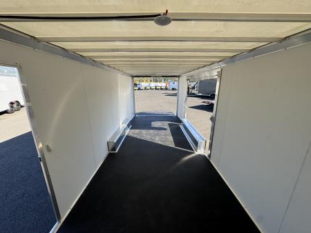 New 2027 ALCOM XPRESS 8.5X24 Car Hauler w/ Side Escape Door 10K GVWR