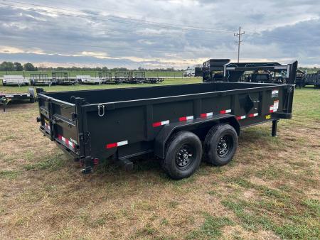 Used 2027 Big Tex 83x16 Tandem 15.9K GN Dump w/ 2' Sides & Slide In Ramps