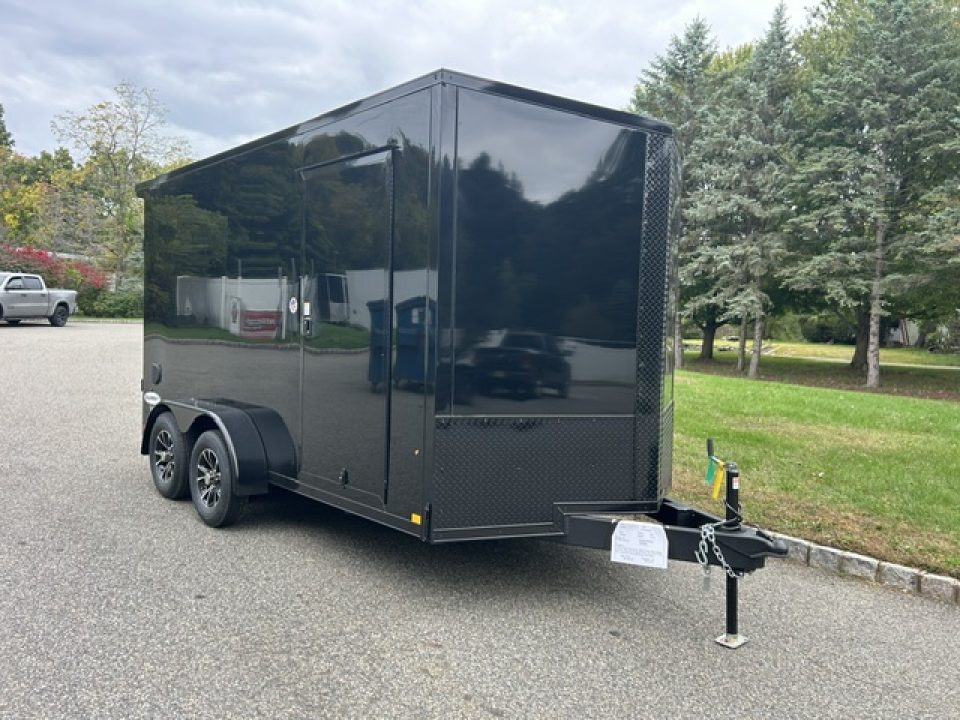 New 2027 Look Trailers 7X14 with Ramp and side Door, 7,000 lb. GVWR Cargo / Enclosed Trailer