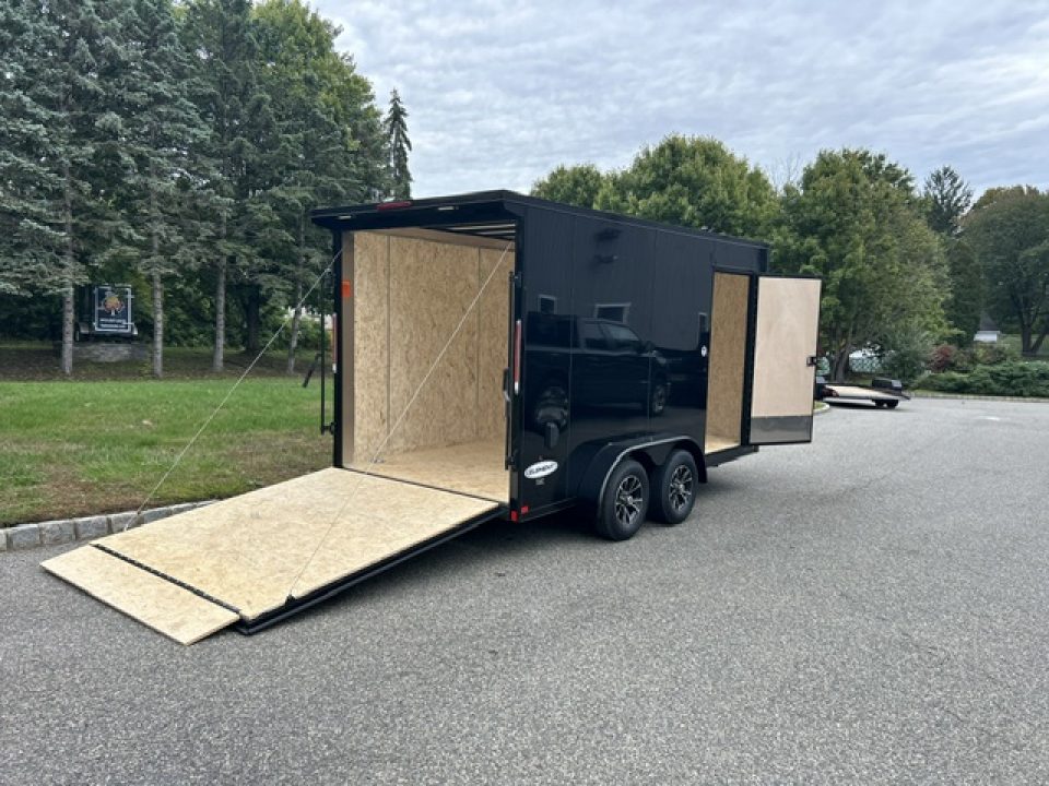 New 2027 Look Trailers 7X14 with Ramp and side Door, 7,000 lb. GVWR Cargo / Enclosed Trailer