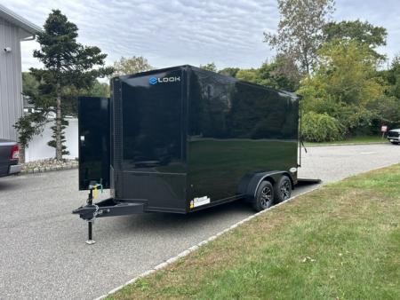 New 2027 Look Trailers 7X14 with Ramp and side Door, 7,000 lb. GVWR Cargo / Enclosed Trailer