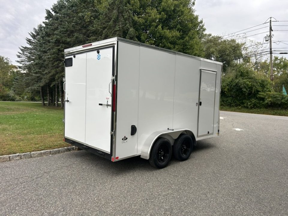 New 2027 Look Trailers 7X14 V nose with ramp and side door , 7,000 lb. GVWR Cargo / Enclosed Trailer