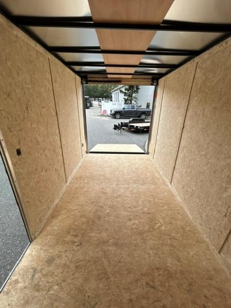 New 2027 Look Trailers 7X14 V nose with ramp and side door , 7,000 lb. GVWR Cargo / Enclosed Trailer