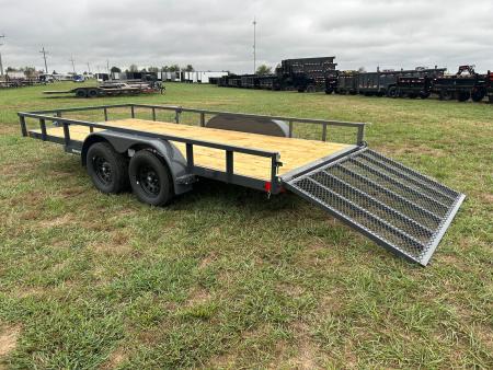 New 2027 Lamar 83x16 Tandem 7K Utility w/ 4' Ramp Gate