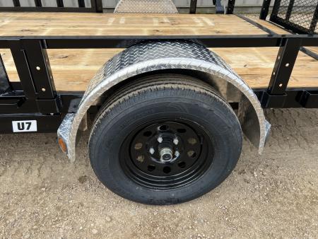 New 2027 PJ Trailers 12' ATV Utility U7 Utility Trailer