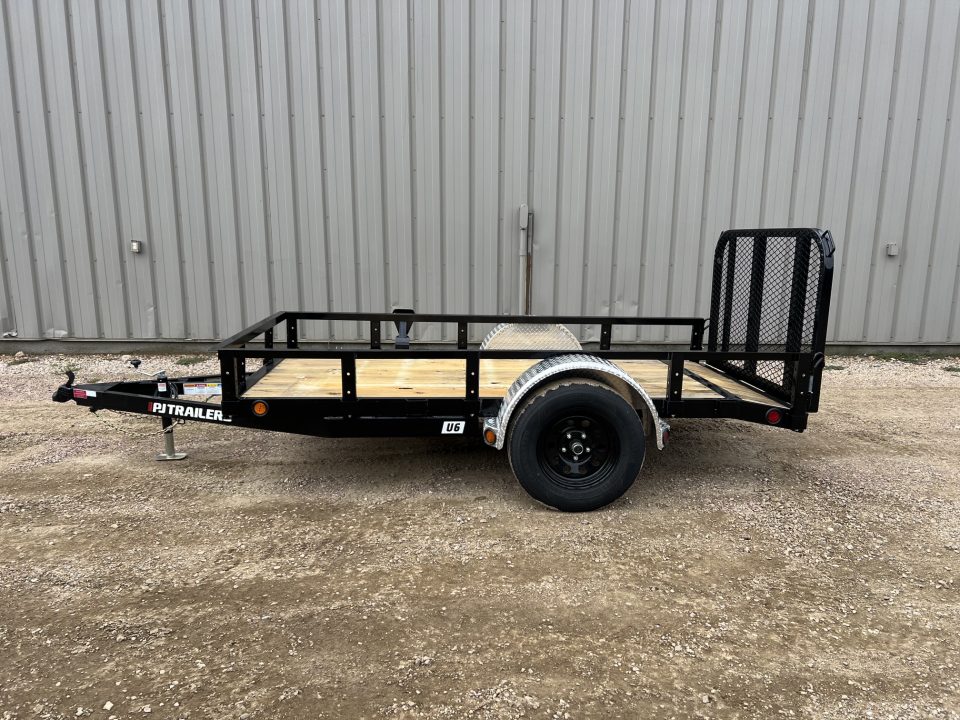 New 2027 PJ Trailers 10' Utility U6 Utility Trailer