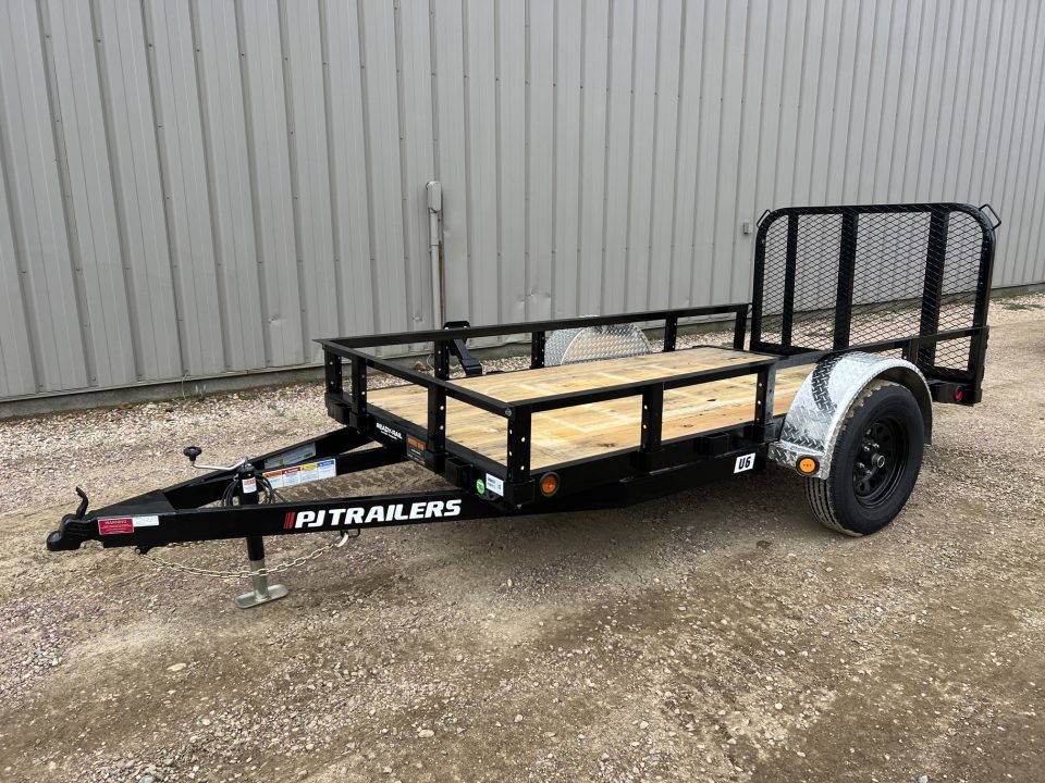 New 2027 PJ Trailers 10' Utility U6 Utility Trailer