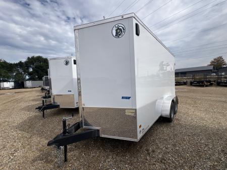 New 2026 Darkhorse 7X14 DHW 7K - GVWR | Wedge Nose Cargo Trailer