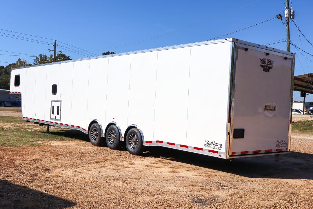 New 2026 8.5x48 Vintage Living Quarters Race Trailer