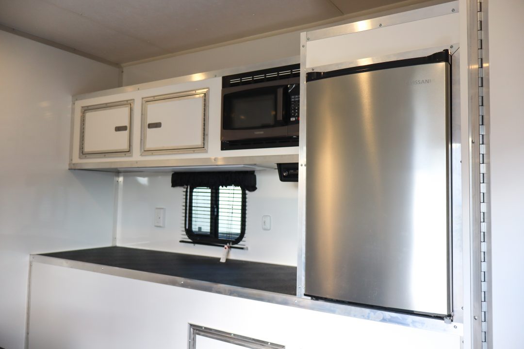 New 2026 8.5x48 Vintage Living Quarters Race Trailer