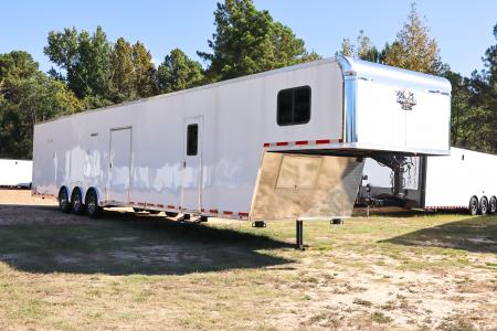 New 2026 8.5x48 Vintage Living Quarters Race Trailer