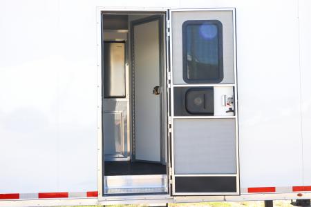 New 2026 8.5x48 Vintage Living Quarters Race Trailer