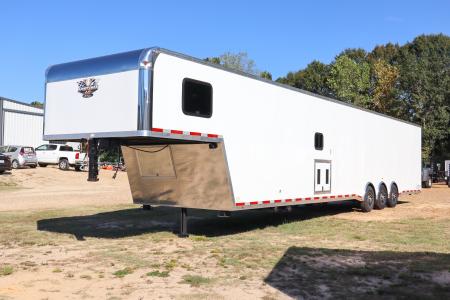 New 2026 8.5x48 Vintage Living Quarters Race Trailer