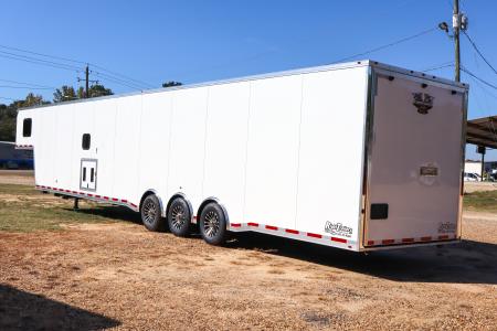 New 2026 8.5x48 Vintage Living Quarters Race Trailer