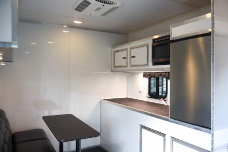 New 2026 8.5x48 Vintage Living Quarters Race Trailer