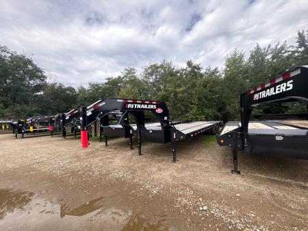 New 2027 PJ 32FT LD 25K - GVWR | Gooseneck Equipment Trailer
