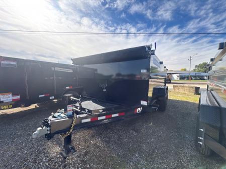 New 2027 PJ 16FT DT1 15.4K - GVWR | Telescopic Dump Trailer